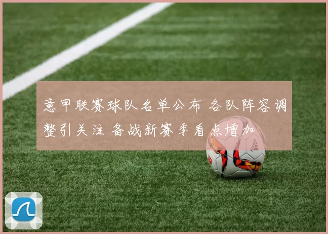 意甲联赛球队名单公布 各队阵容调整引关注 备战新赛季看点增加